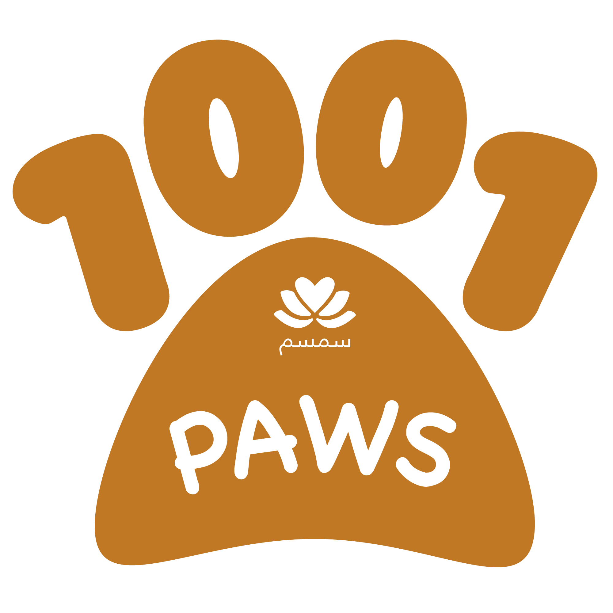 1001 Paws logo