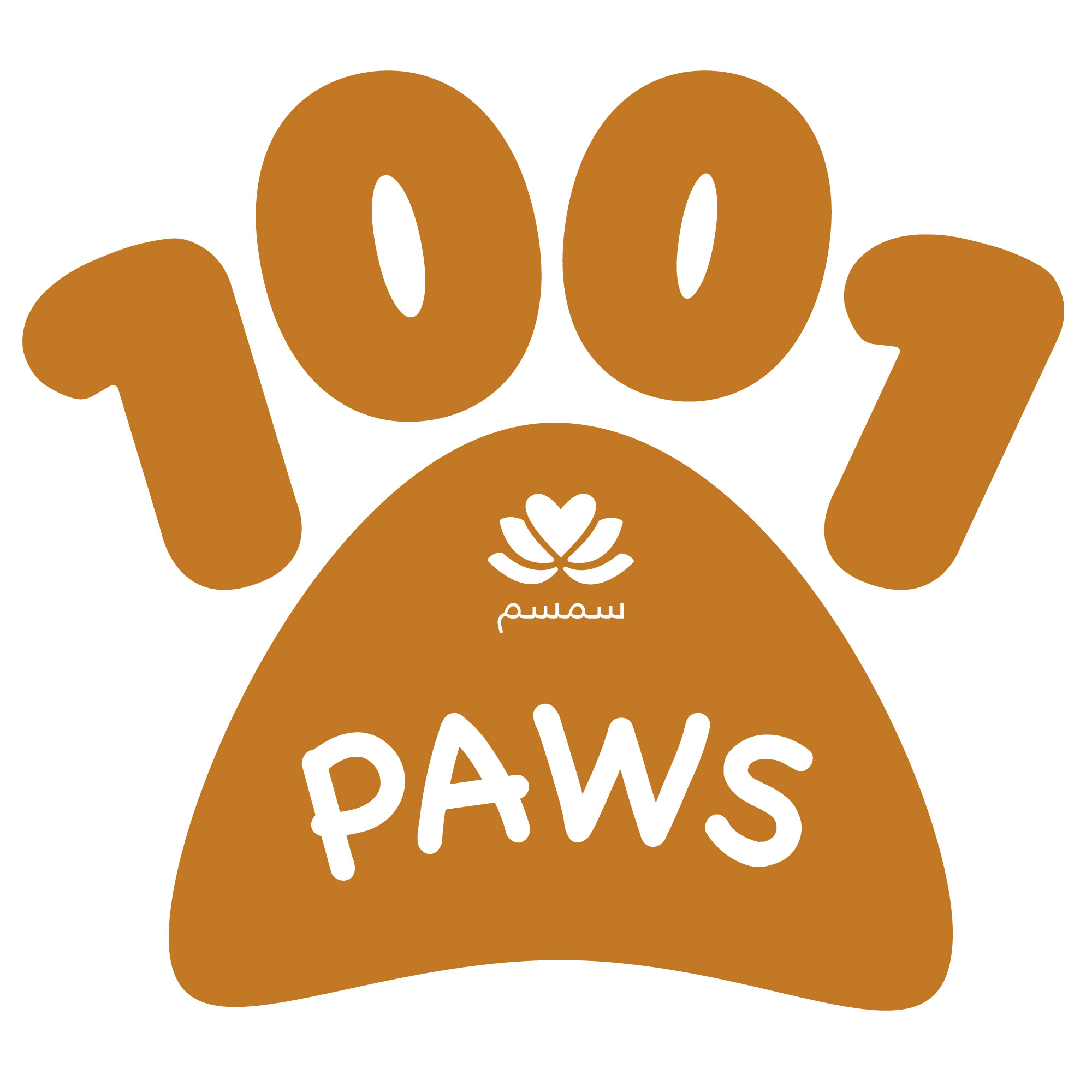 1001 Paws logo